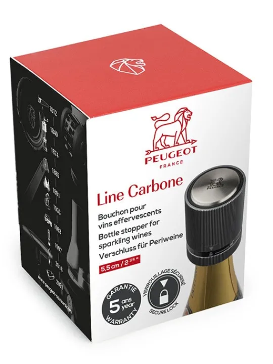 Peugeot Saveurs Line Bouchon pour vins effervescents, , 5,5 cm -> Idées Cadeaux -50€|Envie De Design