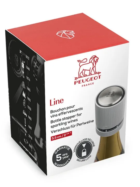 Peugeot Saveurs Line Bouchon pour vins effervescents, minium, 5,5 cm -> Idées Cadeaux -50€|Envie De Design