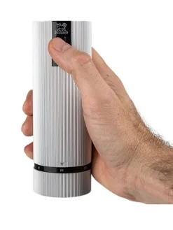 Peugeot Saveurs Line electrique Moulin à sel électrique rechargeable u'select, batterie lithium-ion, aluminium, 15 cm - 6in. -><noscript><img width=