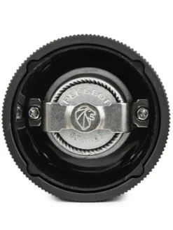 Peugeot Saveurs Line Moulin à poivre manuel en bois et aluminium noir mat, 12 cm - 4,75in -><noscript><img width=
