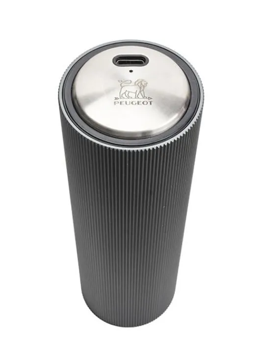 Peugeot Saveurs Line preserve electric Pompe à vide electrique pour le vin 100% automatique en aluminium, carbone, 14 cm - 5,5 in -> Accessoires Vin Et Champagne|Accessoires Moulins