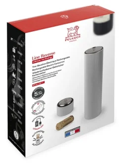 Peugeot Saveurs Line reverse Tire-bouchon électrique rechargeable 100% automatique, , 21 cm - 8in. -><noscript><img width=