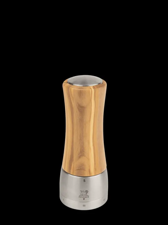 Peugeot Saveurs Madras Moulin à sel manuel en bois d' u'select 16 cm - 6,25" -> Idées Cadeaux -100€|Envie De Design