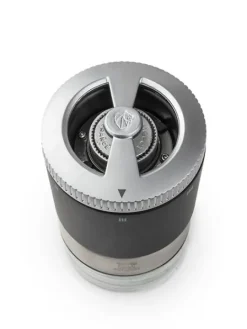 Peugeot Saveurs Maestro Bar à poivres - moulin à poivre u'select accompagné de 3 grands crus de poivres, de 3 réservoirs interchangeables, noir mat -><noscript><img width=