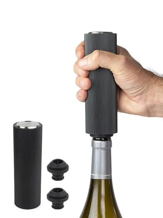 Peugeot Saveurs Master of wine Coffret cadeau - tire-bouchon électrique line reverse et pompe de conservation électrique line preserve noir mat. -> Coffrets Cadeaux|Envie De Design