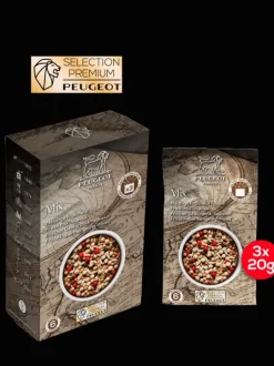 Peugeot Saveurs Mix fraîcheur Mélange de poivres pour poissons, 60g - 3 sachets fraicheur de 20g -> Envie De Saveurs|Idées Cadeaux -50€