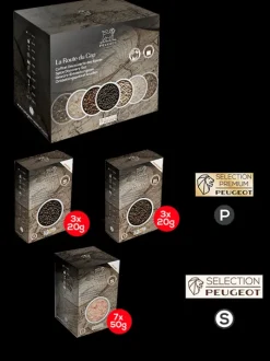 Peugeot Saveurs Multipack mix premium Pack poivres et sel premium -> Idées Cadeaux -50€|Envie De Saveurs