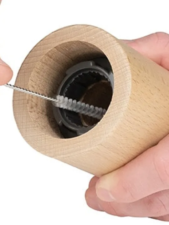 Peugeot Saveurs Naka moulin à graines de lin en bois naturel 11 cm - 4,5‘‘ -> Envie De Saveurs|Moulins Expert