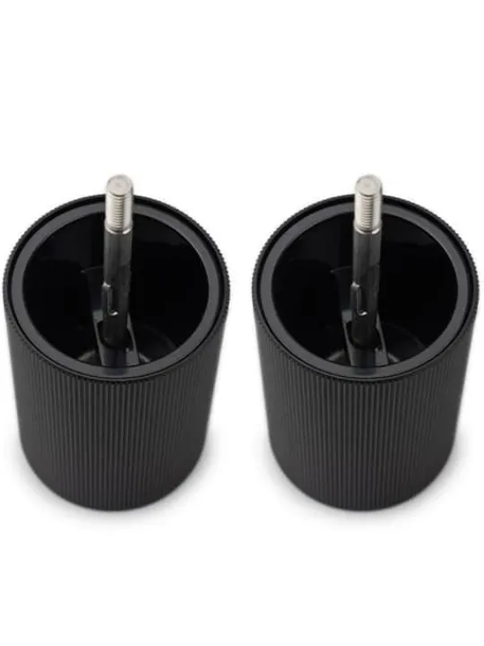 Peugeot Saveurs Night chic Coffret cadeau - duo de moulins à poivre et à sel manuels line noir mat 12 cm et son entonnoir en inox -> Idées Cadeaux -100€|Coffrets Cadeaux