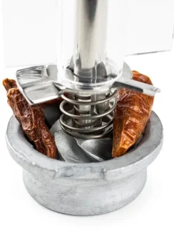 Peugeot Saveurs Oléron Moulin à piment manuel en bois et acryl couleur 14 cm -><noscript><img width=