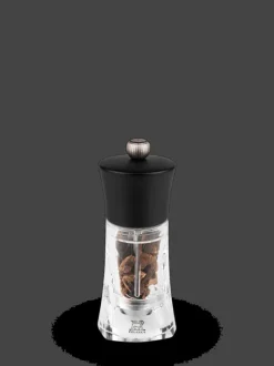 Peugeot Saveurs Oléron Moulin à piment manuel en bois et acryl couleur 14 cm -> Envie De Saveurs|Moulins Expert