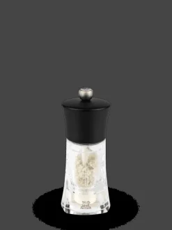 Peugeot Saveurs Oléron Moulin à sel humide manuel en bois et acryl couleur 14 cm -> Moulins À Sel Et Salières