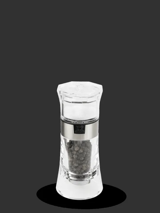 Peugeot Saveurs Oslo Combi moulin à poivre et salière manuel en acryl 13 cm -> Duos Et Combi 2 En 1|Moulins À Sel Et Salières