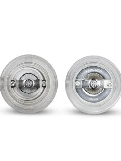 Peugeot Saveurs Oslo Duo de moulins à poivre et à sel humide manuels en acryl 14 cm -> Duos Et Combi 2 En 1|Moulins À Sel Et Salières