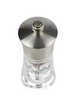 Peugeot Saveurs Ouessant Moulin à piment manuel en inox et acryl 14 cm -><noscript><img width=