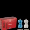 Peugeot Saveurs Pack bistrorama bleu et ivoire 10 cm Duo de moulins à poivre et à sel en bois présenté en coffret cadeau -> Coffrets Cadeaux|Envie De Saveurs