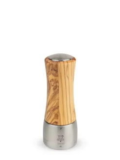 Peugeot Saveurs Pack madras bois d'olivier u'select 16 cm Duo de moulins à poivre et à sel u'select 16 cm et ses épices -> Duos Et Combi 2 En 1|Moulins À Sel Et Salières