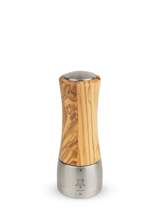 Peugeot Saveurs Pack madras bois d'olivier u'select 16 cm Duo de moulins à poivre et à sel u'select 16 cm et ses épices -> Duos Et Combi 2 En 1|Moulins À Sel Et Salières