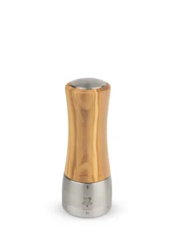 Peugeot Saveurs Pack madras bois d'olivier u'select 16 cm Duo de moulins à poivre et à sel u'select 16 cm et ses épices -><noscript><img width=