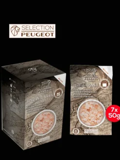 Peugeot Saveurs Pack paris bois d'olivier 22 cm Duo de moulins à poivre et à sel 22 cm et ses épices -><noscript><img width=