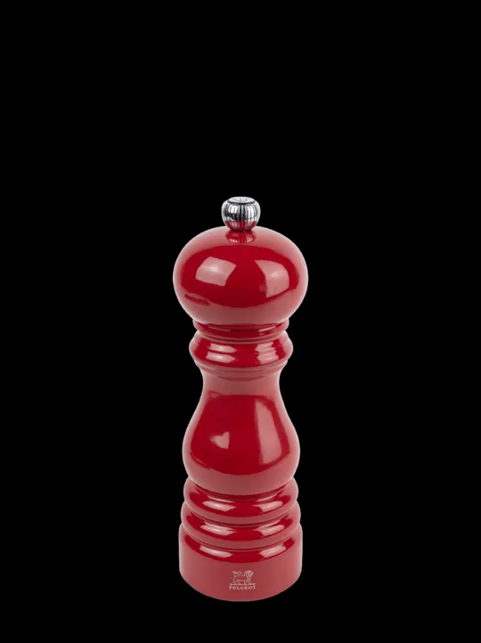 Peugeot Saveurs Pack paris-rama rouge passion 18 cm Duo de moulins à poivre et à sel en bois avec entonnoir inox en coffret cadeau -> Coffrets Cadeaux|Duos Et Combi 2 En 1