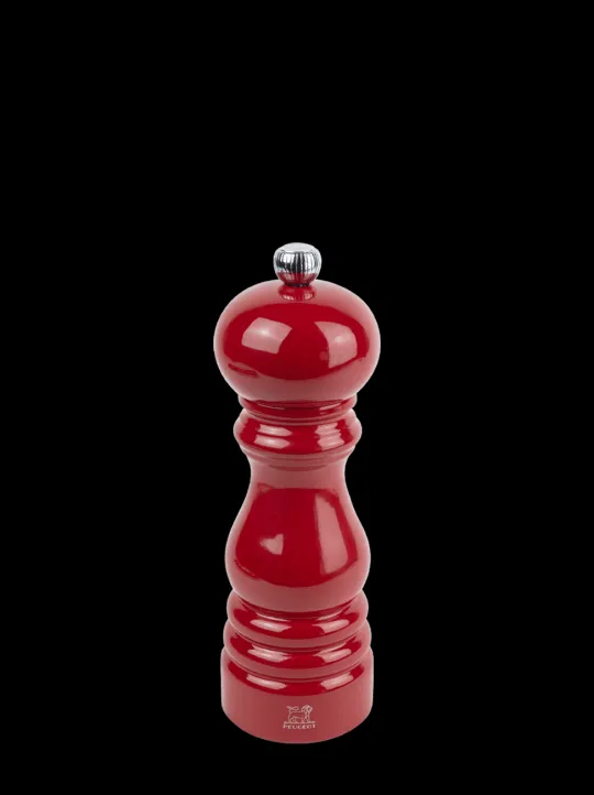 Peugeot Saveurs Pack paris-rama rouge passion 18 cm Duo de moulins à poivre et à sel en bois avec entonnoir inox en coffret cadeau -> Coffrets Cadeaux|Duos Et Combi 2 En 1