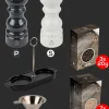 Peugeot Saveurs Pack parisrama u'select ardoise et ivoire 15cm Duo de moulins à poivre et à sel en bois u'select avec entonnoir inox -> Duos Et Combi 2 En 1|Moulins À Sel Et Salières