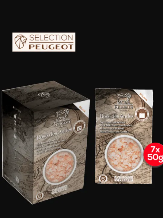 Peugeot Saveurs Pack parisrama u'select ardoise et ivoire 15cm Duo de moulins à poivre et à sel en bois u'select avec entonnoir inox -> Duos Et Combi 2 En 1|Moulins À Sel Et Salières