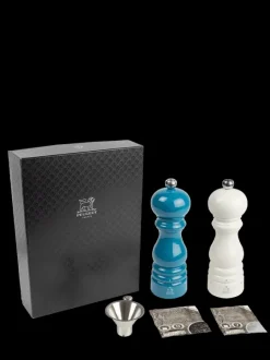 Peugeot Saveurs Pack ParisRama u'Select Bleu Pacifique et Ivoire 18 cm -> Coffrets Cadeaux|Envie De Couleurs