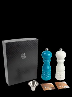 Peugeot Saveurs Pack ParisRama u'Select Bleu Pacifique et Ivoire 18 cm -> Coffrets Cadeaux|Envie De Couleurs