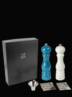 Peugeot Saveurs Pack ParisRama u'Select Bleu Pacifique et Ivoire 22 cm -> Coffrets Cadeaux|Duos Et Combi 2 En 1