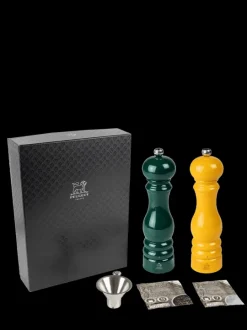 Peugeot Saveurs Pack ParisRama u'Select Vert et Jaune 22 cm -> Coffrets Cadeaux|Duos Et Combi 2 En 1