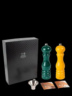 Peugeot Saveurs Pack ParisRama u'Select Vert et Jaune 22 cm -> Coffrets Cadeaux|Duos Et Combi 2 En 1