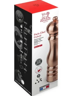 Peugeot Saveurs Paris chef Moulin à poivre manuel en inox, , u'select, 22 cm - 8,75" -><noscript><img width=