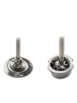 Peugeot Saveurs Paris Duo de moulins à poivre et à sel manuels en bois noir mat et blanc mat 12 cm - 4.75" -> Duos Et Combi 2 En 1|Moulins À Sel Et Salières