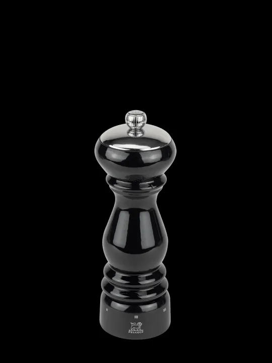 Peugeot Saveurs Paris icône moulin à poivre manuel en bois laqué noir, u'select, 18 cm - 7" -> Envie De Design|Moulins À Poivre
