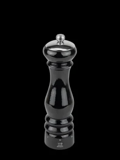 Peugeot Saveurs Paris icône moulin à sel manuel en bois laqué noir, u'select, 22 cm - 8,75" -> Envie De Design|Moulins À Sel Et Salières