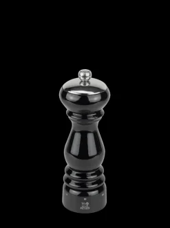 Peugeot Saveurs Paris icône moulin à sel manuel en bois laqué noir, u'select 18 cm - 7" -> Envie De Design|Moulins À Sel Et Salières