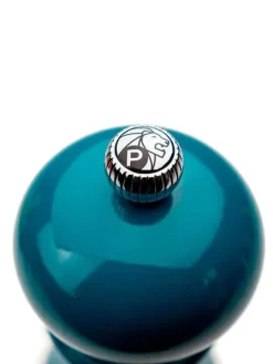 Peugeot Saveurs Paris Moulin à poivre manuel en bois laqué, bleu pacifique, 18 cm - 7in. -><noscript><img width=