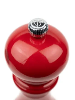 Peugeot Saveurs Paris Moulin à sel manuel en bois, laqué rouge passion, 18 cm - 7in -><noscript><img width=