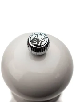 Peugeot Saveurs Paris Moulin à sel manuel en bois laqué, gris perle, 18 cm - 7in. -><noscript><img width=