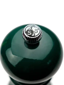 Peugeot Saveurs Paris Moulin à sel manuel en bois laqué, vert forêt, 18 cm - 7in. -><noscript><img width=