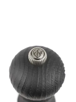 Peugeot Saveurs Paris nature black Moulin à poivre manuel en bois upcyclé et son poivre fair trade, noir, 18 cm - 7in -><noscript><img width=