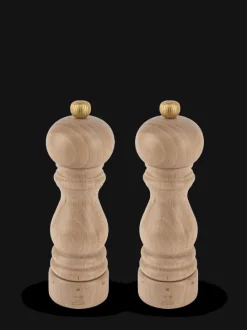 Peugeot Saveurs Paris u'select Duo de moulins à poivre et à sel manuels u'select en bois couleur 18 cm -> Duos Et Combi 2 En 1|Moulins À Sel Et Salières