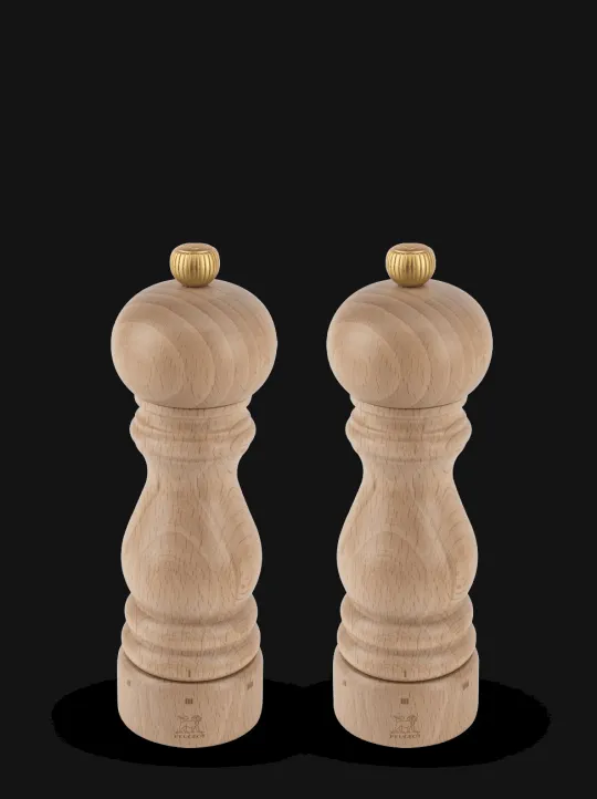Peugeot Saveurs Paris u'select Duo de moulins à poivre et à sel manuels u'select en bois couleur 18 cm -> Duos Et Combi 2 En 1|Moulins À Sel Et Salières