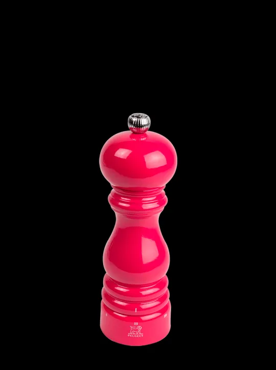 Peugeot Saveurs Paris u'select Moulin à poivre manuel u'select en bois laqué, rose bonbon, 18 cm - 7in -> Idées Cadeaux -100€|Envie De Couleurs