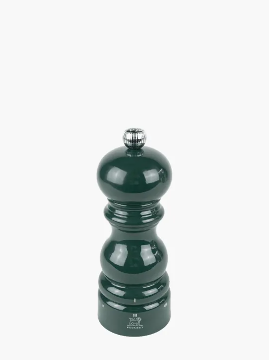 Peugeot Saveurs Paris u'select Moulin à poivre manuel u'select en bois laqué, vert forêt, 15 cm - 6 in -> Idées Cadeaux -50€|Envie De Couleurs