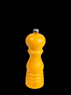 Peugeot Saveurs Paris u'select Moulin à sel manuel u'select en bois laqué, safran, 18 cm - 7in -> Idées Cadeaux -100€|Envie De Couleurs