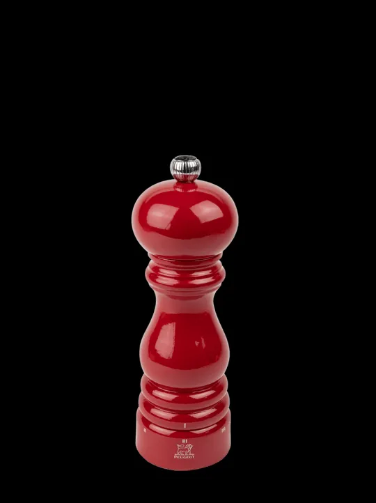 Peugeot Saveurs Paris u'select Moulin à sel manuel u'select en bois laqué, rouge passion, 18 cm - 7in -> Idées Cadeaux -100€|Envie De Couleurs