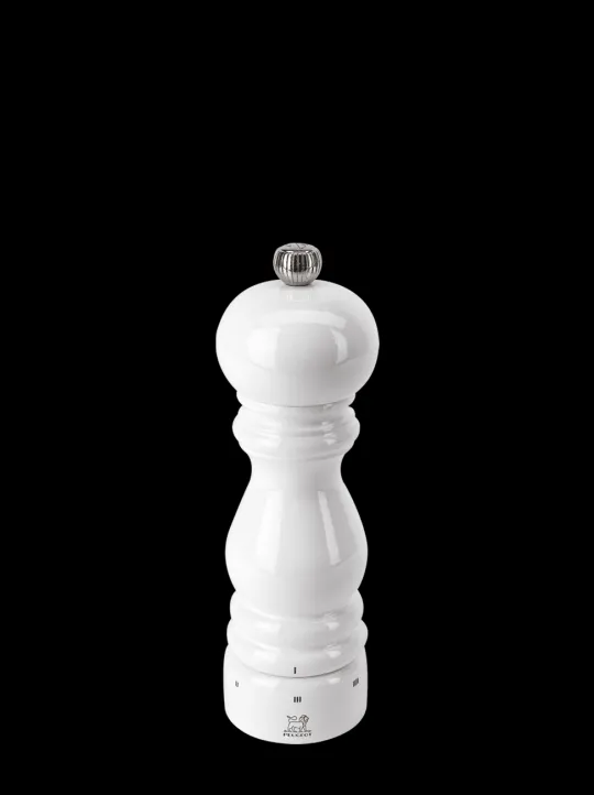 Peugeot Saveurs Paris u'select Moulin à sel manuel en bois u'select laqué blanc 18 cm -> Idées Cadeaux -100€|Moulins À Sel Et Salières